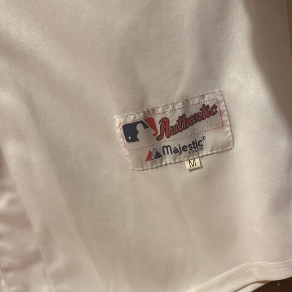 Majestic Authentic White Jersey - Picture 2 of 4